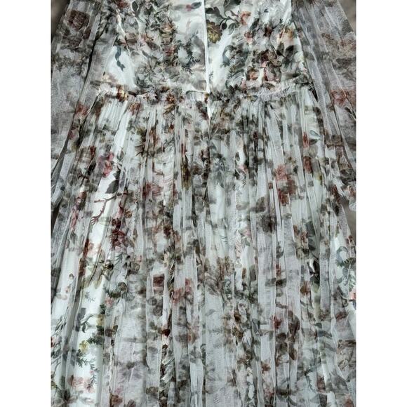 Needle & Thread Kids Sz 5 Yrs Garland Flora Dress Floral English Royal Elegance - Picture 9 of 14